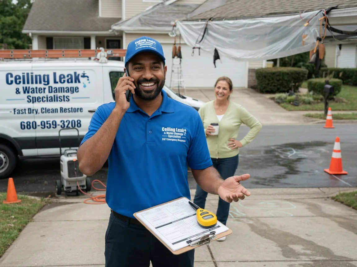 Ceiling Leak Cleanup Auburntown, TN FAQs